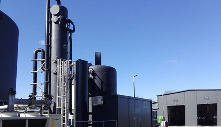 Svovlrensning af biogas